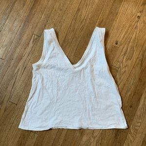 Everlane Cotton Double V Tank
